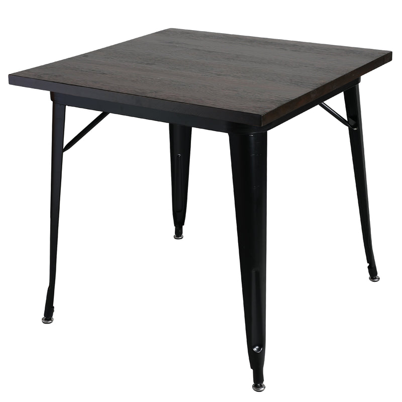 Modern Square Dining Table, A solid wood bar table，Mid-Century modern dinning Table for Kitchen Dining Room & Living Room.