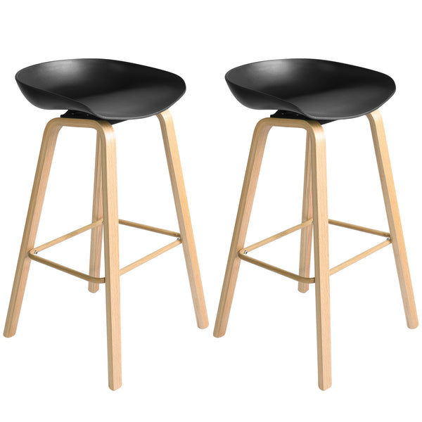 Industrial Bar Chair, Modern Dining Chairs, Minimalist Style Bar Chairs Set of 2 Suitable for Kitchen,Living Room and Coffee Shop