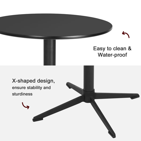 Modern Dining Table, Thickness MDF top kitchen bar Table，Mid-Century modern dinning Table for Kitchen Dining Room & Living Room.