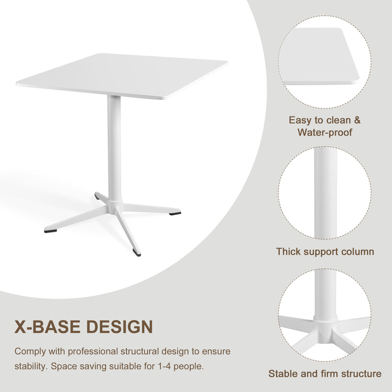 Modern Dining Table, Thickness MDF top  kitchen bar Table，Mid-Century modern dinning Table for Kitchen Dining Room & Living Room.