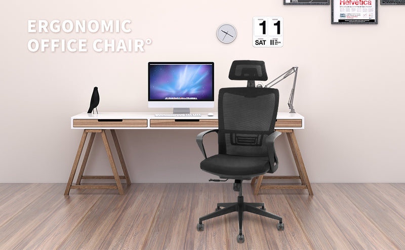 Ergonomic Mesh Office Chair, High Back Task Chair, Home Desk Computer Game Chair