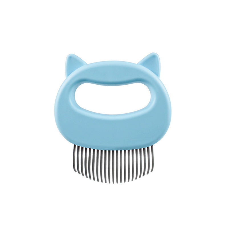 Cat Comb, Pet Hair Removal Tool for Short Hair and Long Hair, Cat Brush Dog Brush Removing Shedding Hair, Cat Face Shape