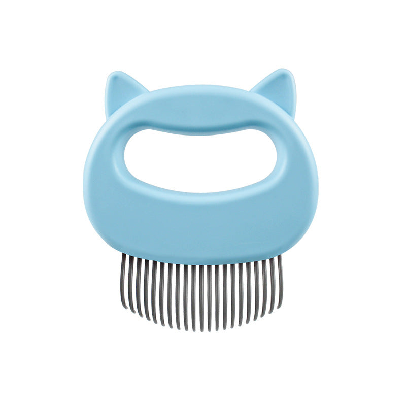 Cat Comb, Pet Hair Removal Tool for Short Hair and Long Hair, Cat Brush Dog Brush Removing Shedding Hair, Cat Face Shape