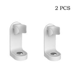 Electric Toothbrush Holder，Toothbrush Holders for Bathrooms, Nail-Free Adhesive Wall Hanging, 2 Pcs White