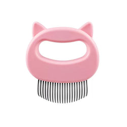 Cat Comb, Pet Hair Removal Tool for Short Hair and Long Hair, Cat Brush Dog Brush Removing Shedding Hair, Cat Face Shape