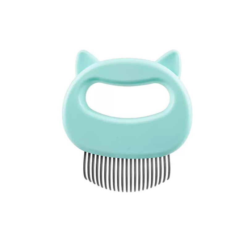 Cat Comb, Pet Hair Removal Tool for Short Hair and Long Hair, Cat Brush Dog Brush Removing Shedding Hair, Cat Face Shape