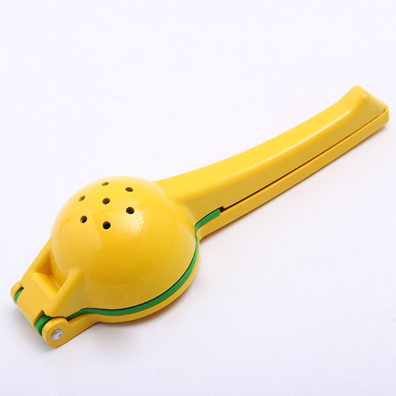 2 in 1 Double Layers Lemon Squeezer, Orange Juicer Squeezer, Easy to Operate Manual Juicer, Yellow