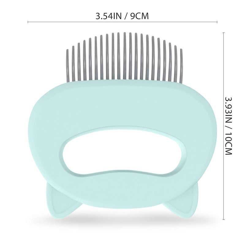 Cat Comb, Pet Hair Removal Tool for Short Hair and Long Hair, Cat Brush Dog Brush Removing Shedding Hair, Cat Face Shape