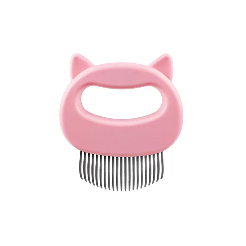 Cat Comb, Pet Hair Removal Tool for Short Hair and Long Hair, Cat Brush Dog Brush Removing Shedding Hair, Cat Face Shape