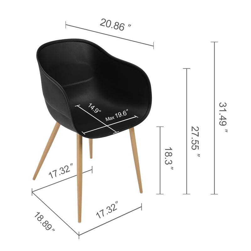 Mid Century Modern PP dining chair, kitchen & Dining Room Chairs, Kitchen Chairs for Dining Room