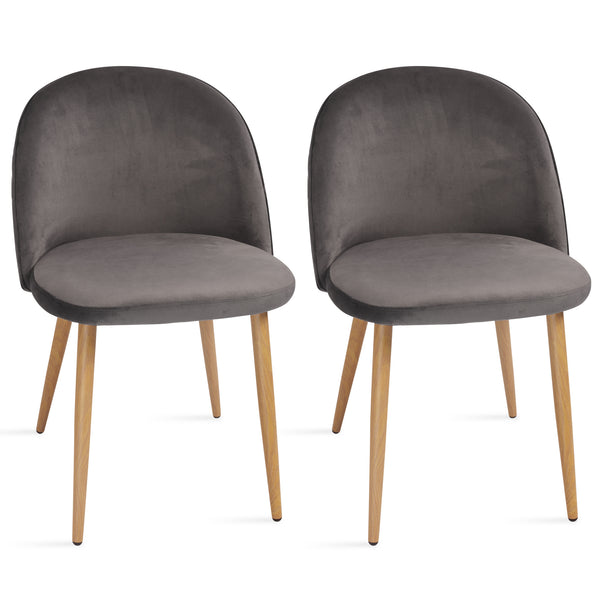 Modern Dining Chair Velvet Chairs Set of 2, Dining Chairs, dining table chairs Upholstered Chairs with Backrest Wooden Style Metal Legs for Dining Room , Living Room, Restaurant Cafe