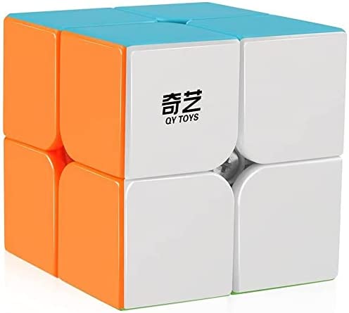 QY Toys Qidi S2 2x2 Speed Cube Stickerless Puzzle Cube for Kids