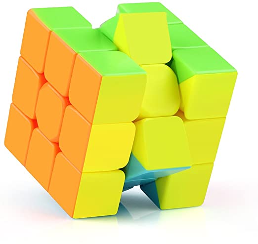 Qiyi 3x3 Speed Cube Stickerless Cube 3x3x3 Magic Puzzle Toys Educational Gifts for Kids