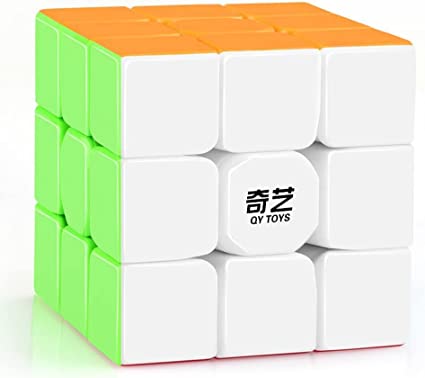 Qiyi 3x3 Speed Cube Stickerless Cube 3x3x3 Magic Puzzle Toys Educational Gifts for Kids