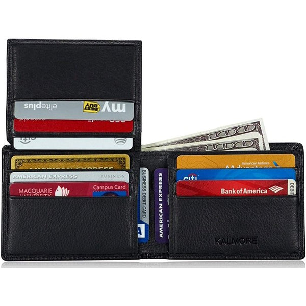 TI-EDC Minimalist Slim Wallet Genuine Leather RFID Blocking Credit Card  Holder Front Pocket Wallet for Men and Women price in Saudi Arabia,   Saudi Arabia