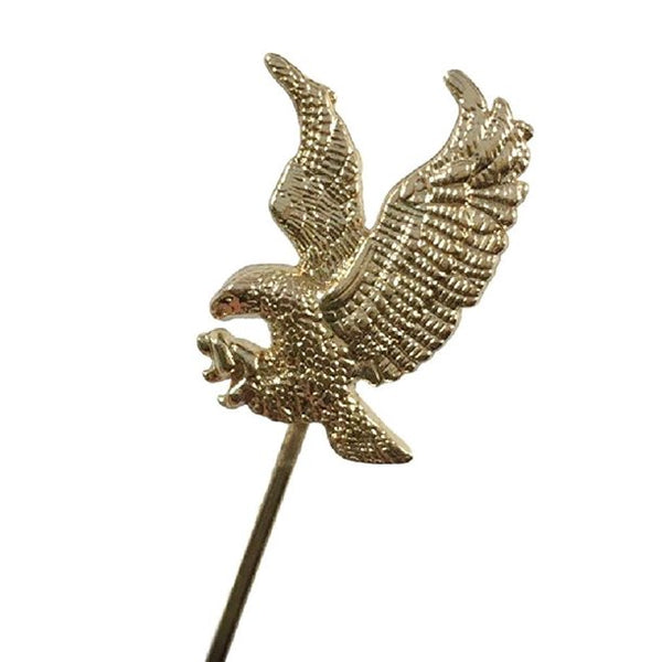 Gold Eagle Lapel Stick Brooch Pin for Formal Wear