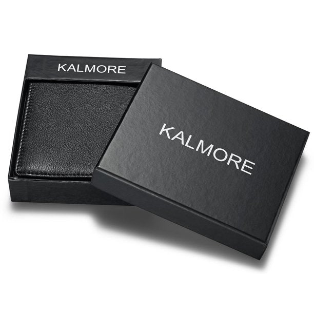 KALMORE Women's RFID Secure Genuine Leather Credit Card Holder