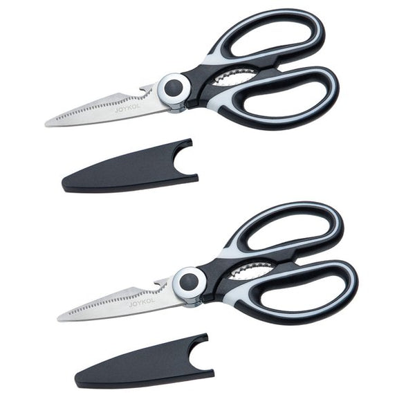 Kitchen Scissors Heavy Duty Kitchen Shears Come Apart Dishwasher Safe,  Multipurpose Kitchen Scissors Sharp Serrated Stainless Steel Cooking  Scissors