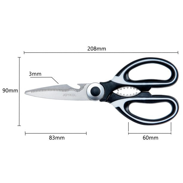 Kitchen Shears, Multi Purpose Kitchen Scissors, Stainless Steel Heavy – US  Home Goods