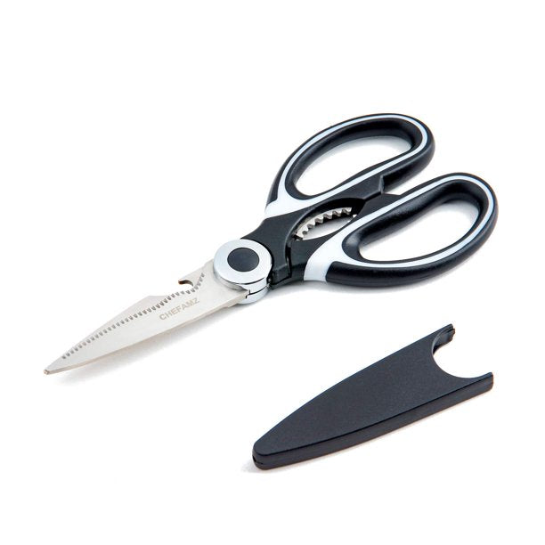 Heavy Duty Kitchen Scissor - Multi Purpose Tool Scissors for Chicken, Fish,  Meat, Vegetables, Herbs Stainless Steel, Non-slip Comfortable Handle