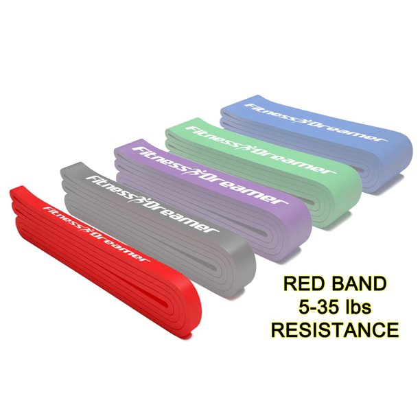 Fitness Dreamer Resistance Bands, Exercise Loop Bands and Workout Bands Set of 5, 41-inch Fitness Bands for Training or Physical Therapy-Improve Mobility and Strength&nbsp