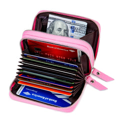 Women's Wallets Leather Wallets for Women Rfid Secure Card Wallet Small Purse